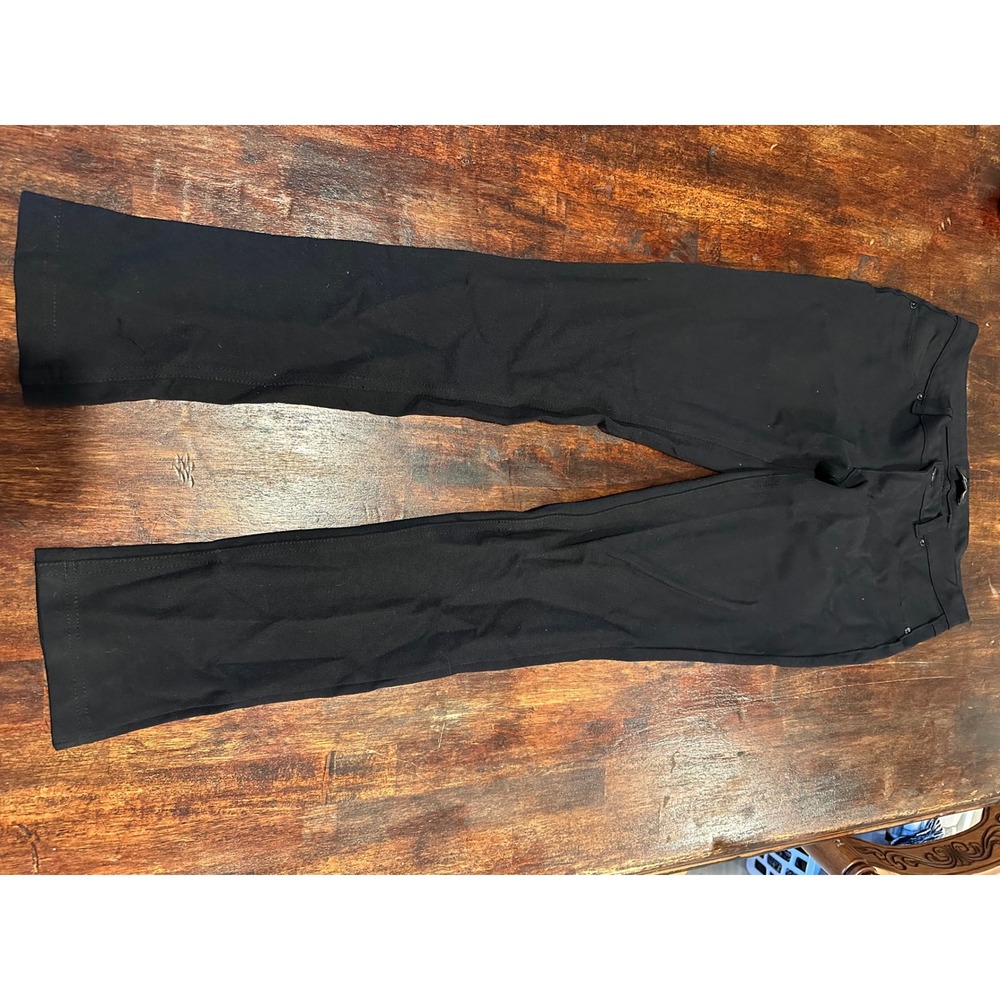 Labijou Bootcut Pants Womens Medium Black Excellent Stretch Trousers 611S